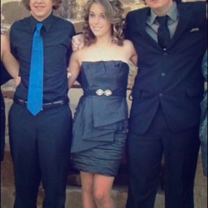 BCBG black cocktail dress