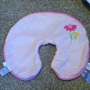 Brand New Boppy Cover- pink with ladybug flower