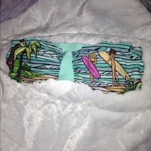 Cute bandeau bikini top