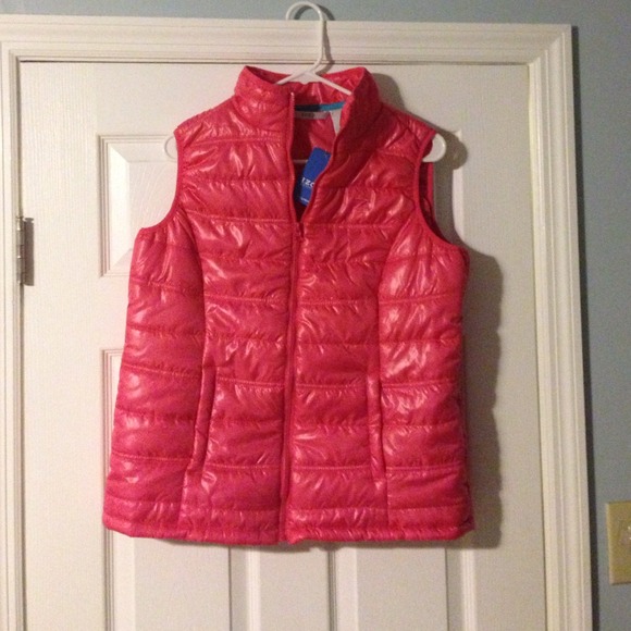 Izod Pink Puffer Vest