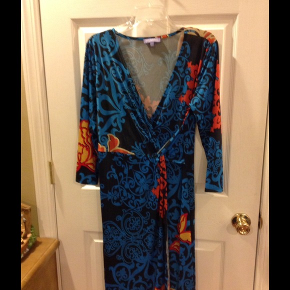 Exotic and unique wrap dress