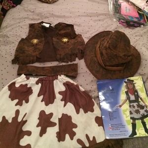 Size 12-14 girls cowgirl Halloween costume