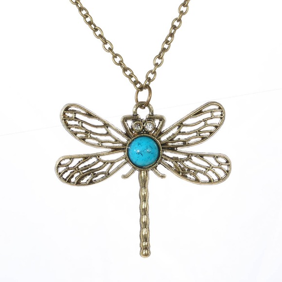 Fashion Jewelry Jewelry - 🎉HP🎉Vintage Dragonfly Necklace