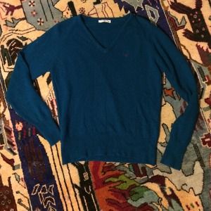 Vintage Christian Dior, peacock green sweater
