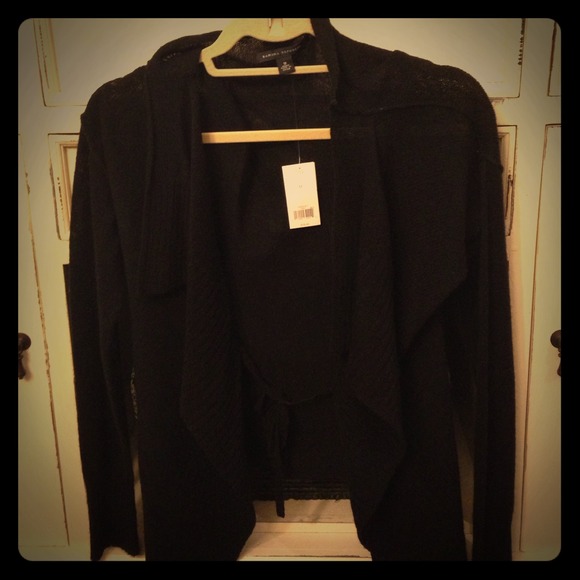 Banana Republic Black cashmere/wool blend sweater