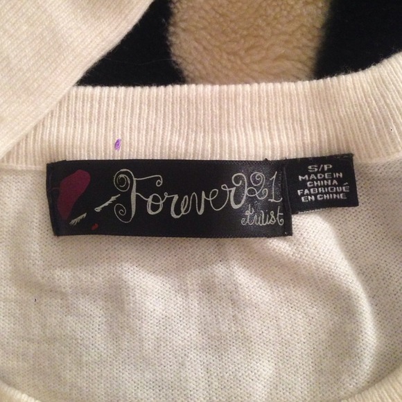 FAB Off white cropped sweater - Picture 3 of 3