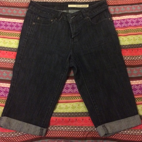DKNY denim capris