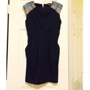 H&M navy blue dress