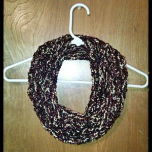 Knitted " Multi" Colors Infinity Scarf