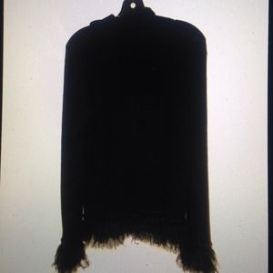 Women's Nine West Frayed Turtleneck Sweater XL