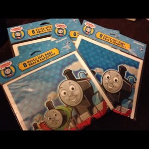 Thomas the train goody bags and table cover