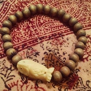 Owl engraved bracelet