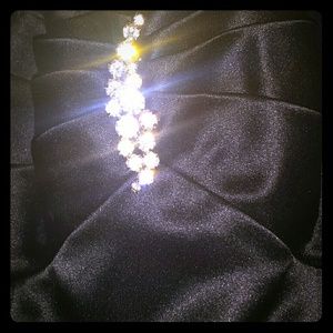 Black pinup style high low