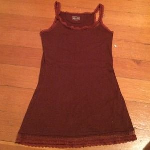 Converse maroon camisole