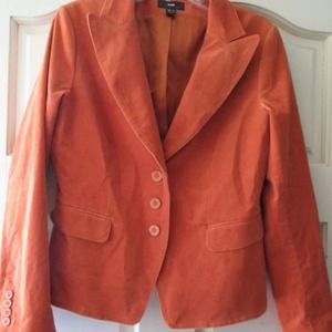 🚫SOLD ON EB🚫 H&M BURNT ORANGE BLAZER COAT