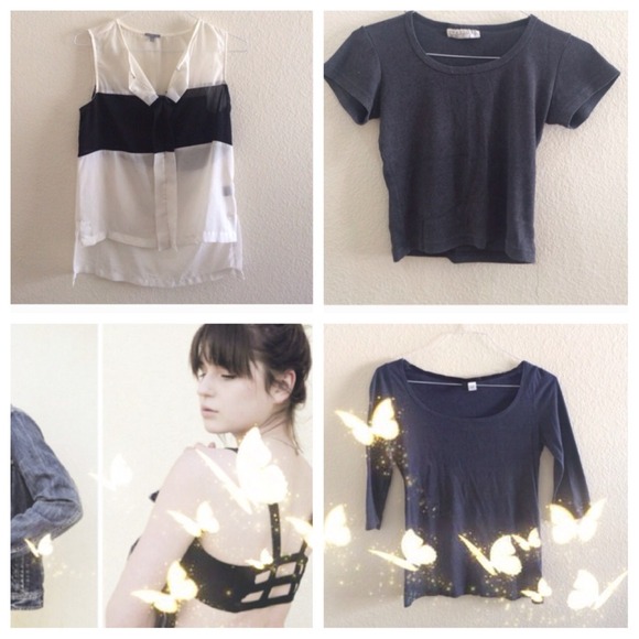 🎀Bundle, 3 tops +1 Bralette