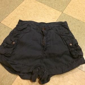 Too shop high waist cargo shorts