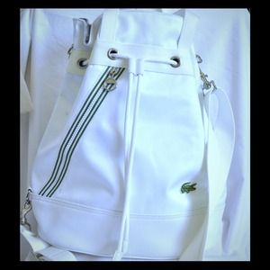 NWOT Lacoste 3-way White Bag