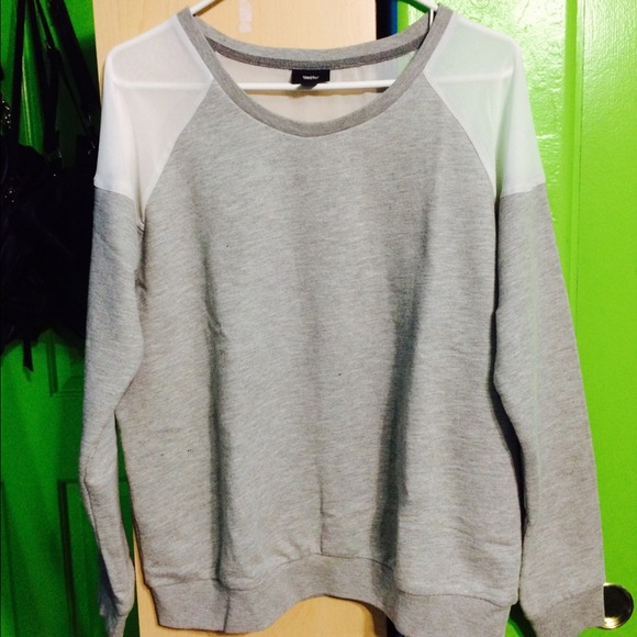 Gray Raglan Sweater