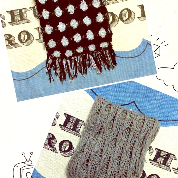 Polka dots scarf