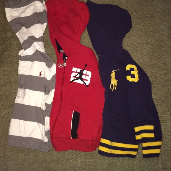 Authentic Ralph Lauren and Jordan hoodie