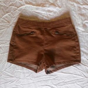 Bullhead High Waisted Brown Shorts