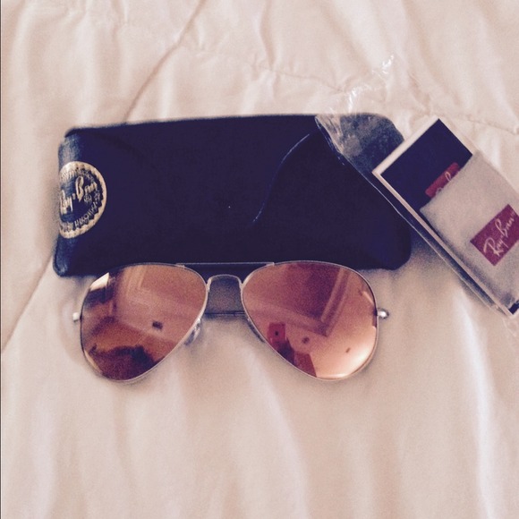 Ray-Ban Accessories - New Authentic Copper Flash Raybans size 58mm