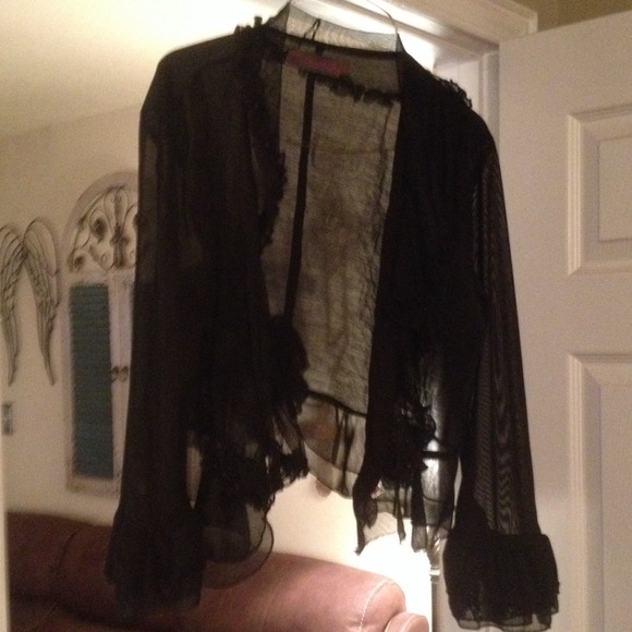 Sheer dress coverup