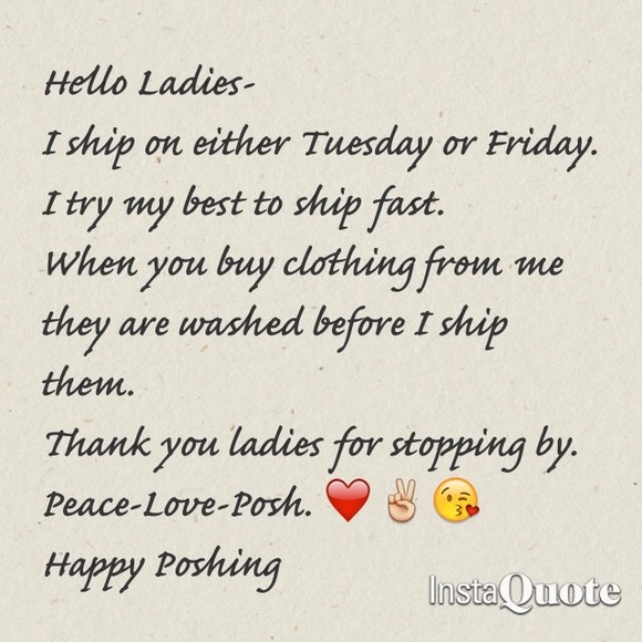 When I ship