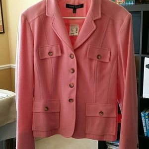 Pink wool blazer