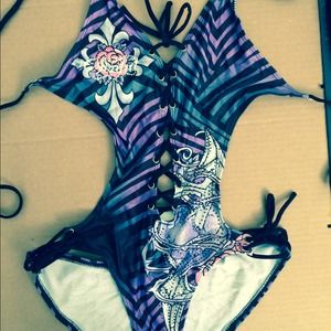 Affliction  Bathing Suit NWT