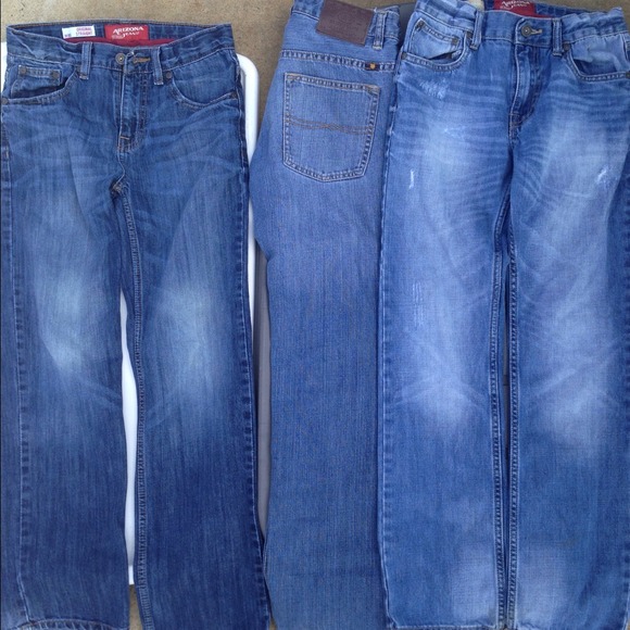 Boys jeans size 14 reg. Arizona and Lucky Brand