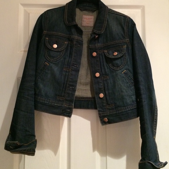 Gap*Dark Denim* Cropped Jacket