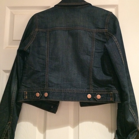 Gap*Dark Denim* Cropped Jacket - Picture 3 of 3