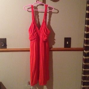 Orange Wet Seal flowy top