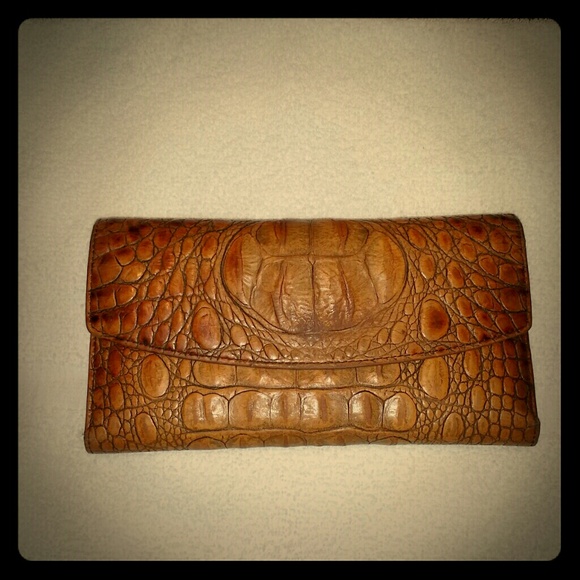 brahmin crocodile wallet