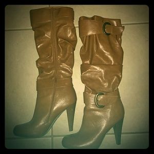 Brown JustFab boots