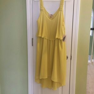 New Forever 21 Yellow Dress