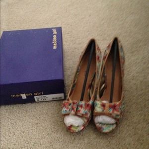 Madden girl printed heels
