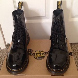 Patent leather Doc Martens