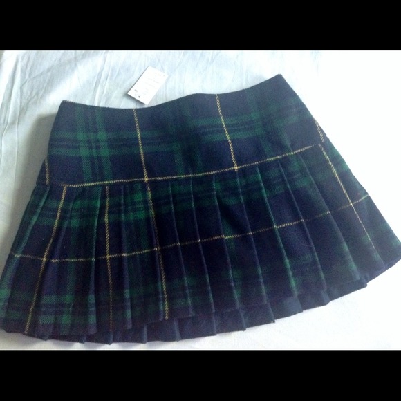 Plaid mini skirt Abercrombie kids size 16