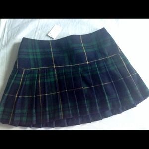 Plaid mini skirt Abercrombie kids size 16