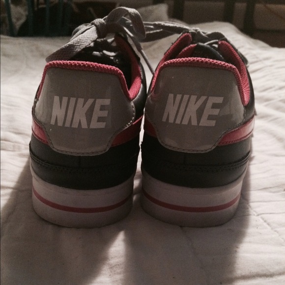 Pink & Dark Grey Nikes