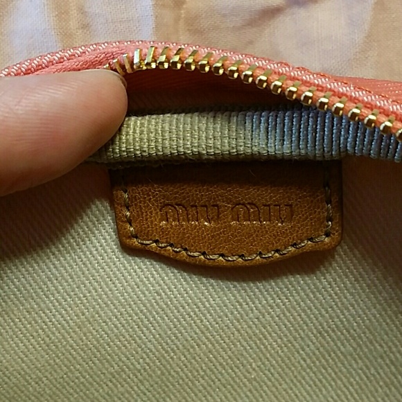 Authentic Miu Miu pink Wrist pouch(brand new) - Picture 3 of 4