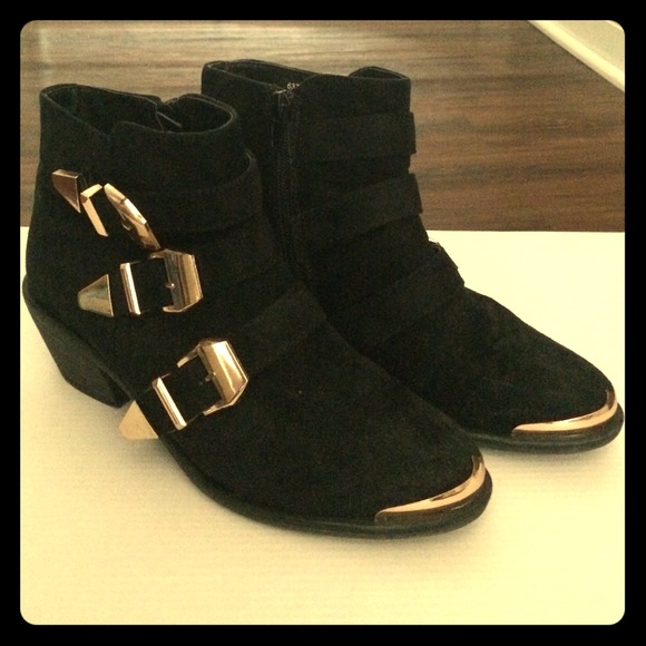 Gold Buck Ankle Booties