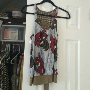 Anthro reversible tank! NWT!!!