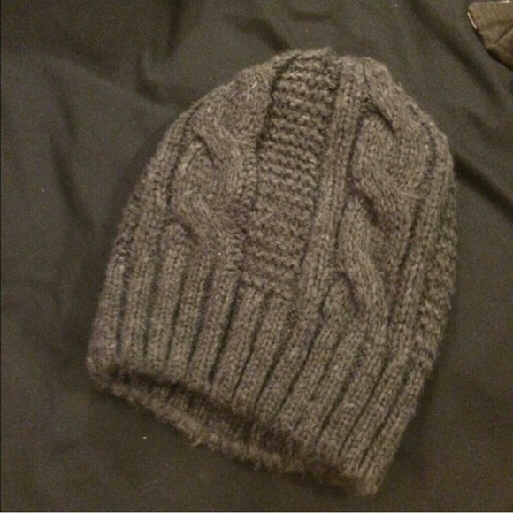 Gray beanie