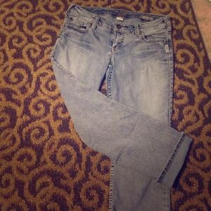 Silver santorini jeans.