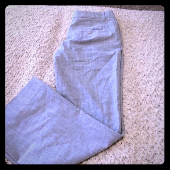 Boot cut gray dress pants- editor style