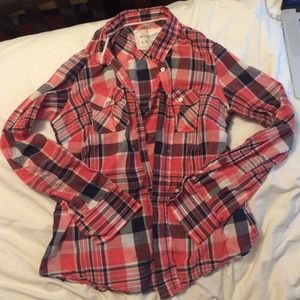 Aeropostale thin plaid shirt / flannel